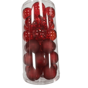 unbreakable- Rood transparant mat & glans