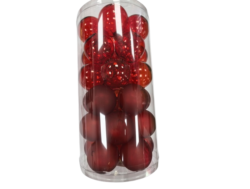 unbreakable- Rood transparant mat & glans