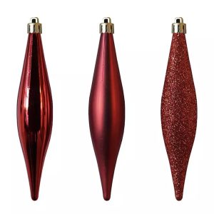 IJspegel Rood glans glitter en mat