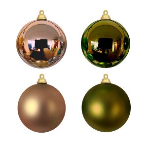 Decoration set Rose Gold & Dark Lime