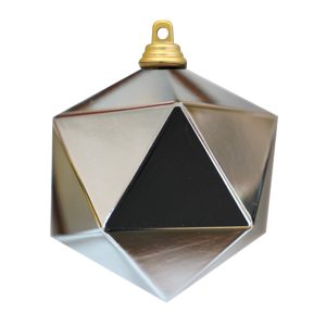 Geometric balls silver