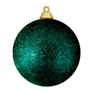 zee blauw glitter kerstballen