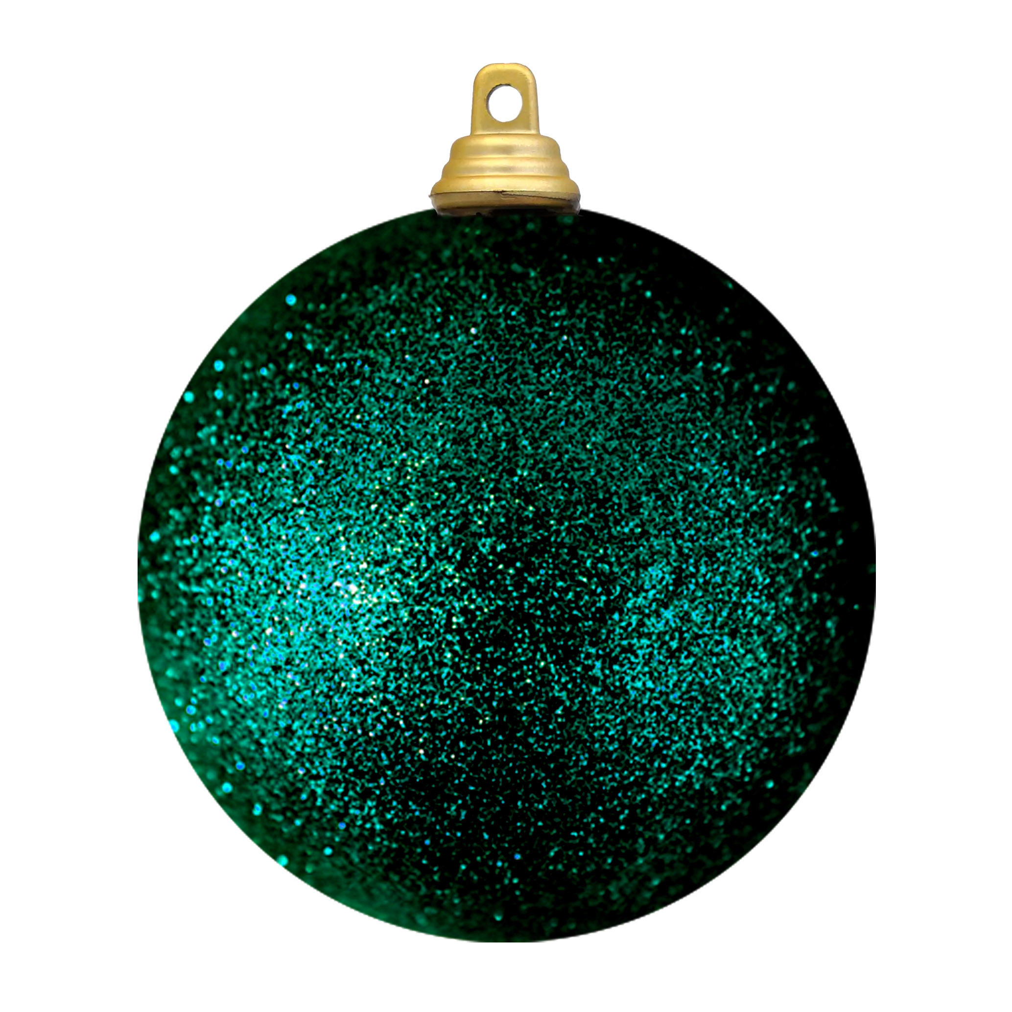 zee blauw glitter kerstballen